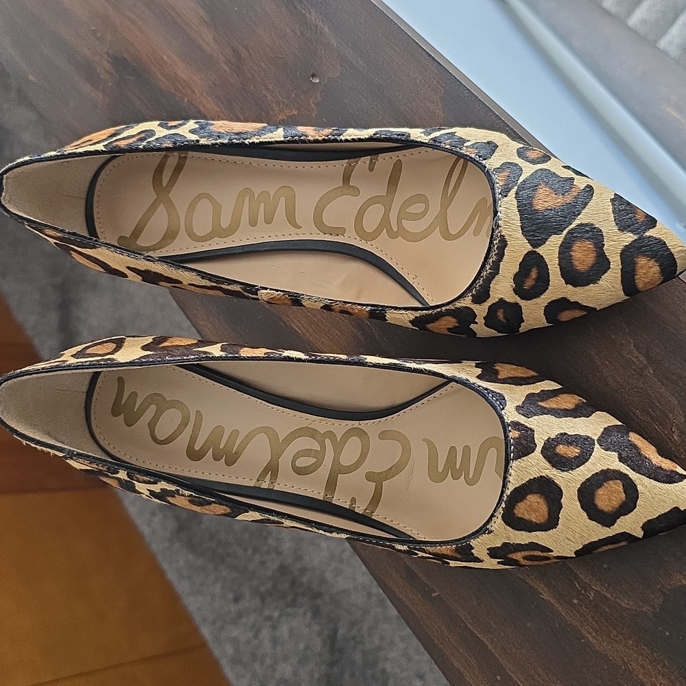 Sam Edelman Leopard Print Heels